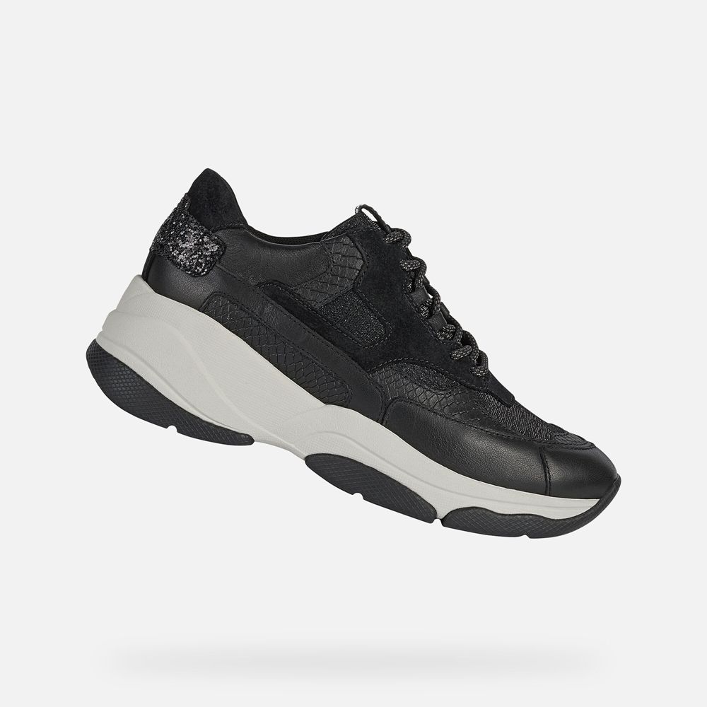 Geox Bayan Spor Ayakkabı Siyah - Kirya - ISE-952837